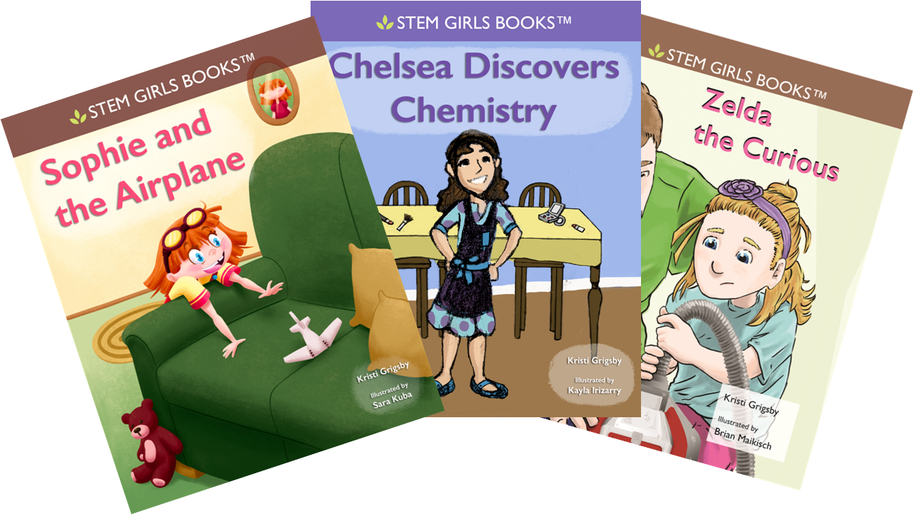 STEM Girls Books Three Covers